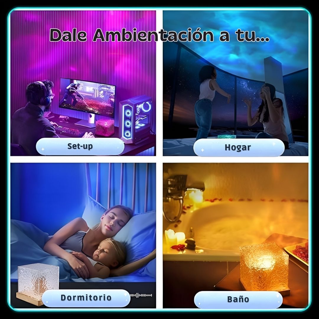 Lámpara Proyectora de Olas